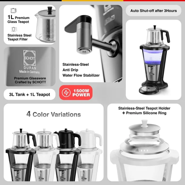 چای ساز روی هم فلر مدل TS 380 102872281